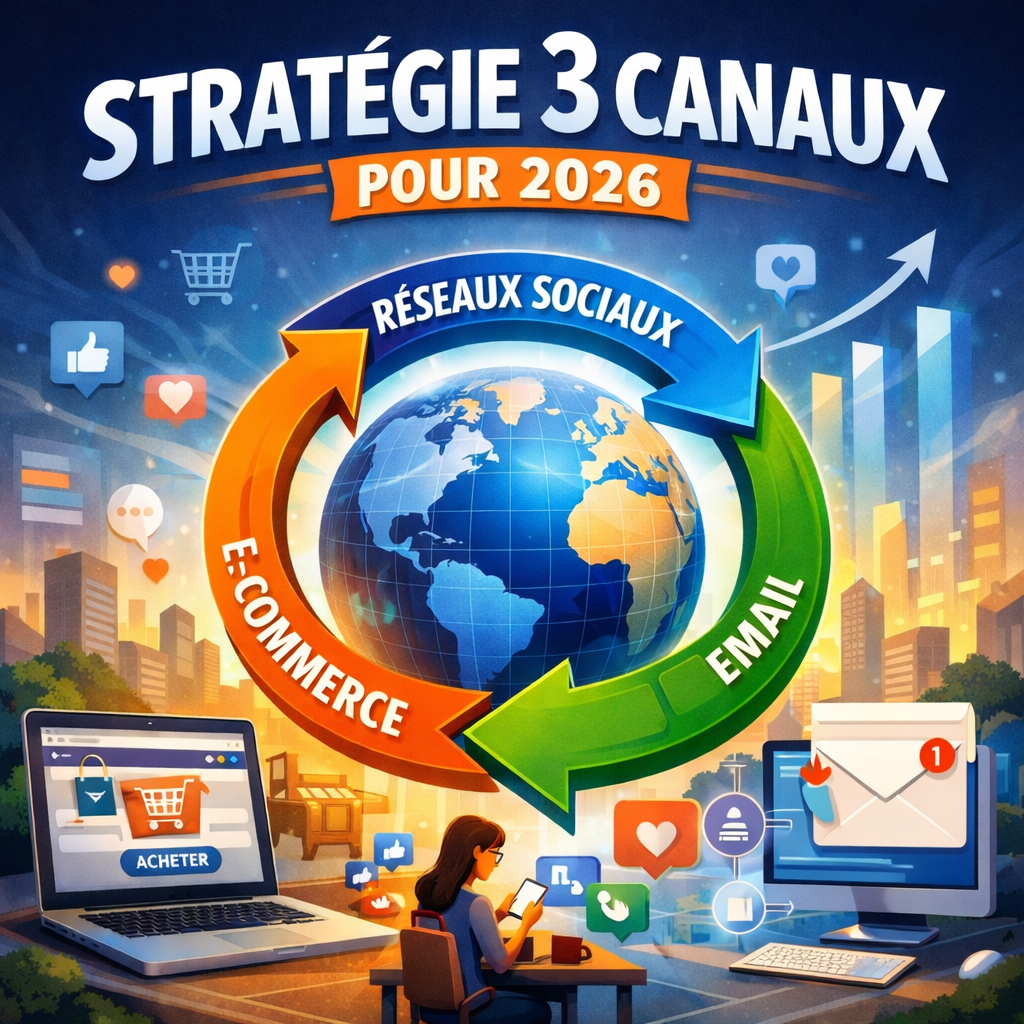 Stratégie 3 canaux 2026