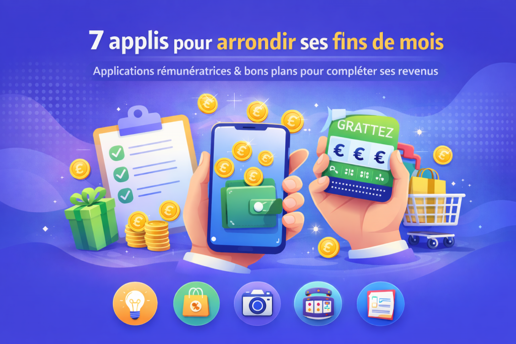 Top 7 applis pour arrondir ses fins de mois en 2025